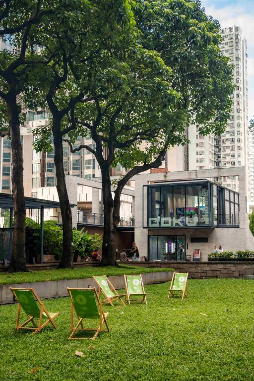 Zahrada ubytování ibis Hong Kong North Point