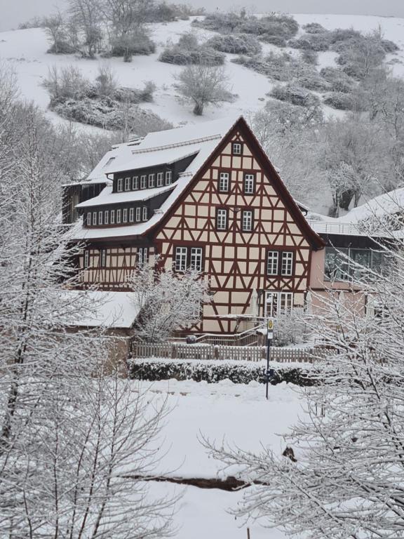 Landhotel Lammershof v zimě