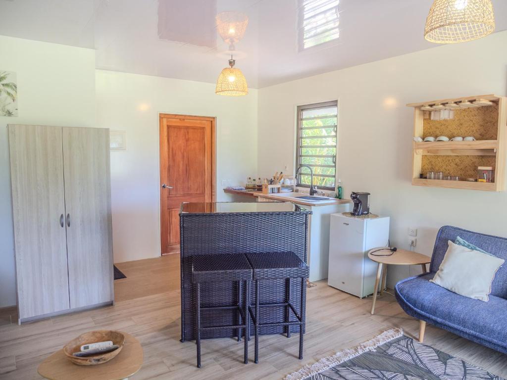 Kuchyň nebo kuchyňský kout v ubytování Maharepa rh LODGE