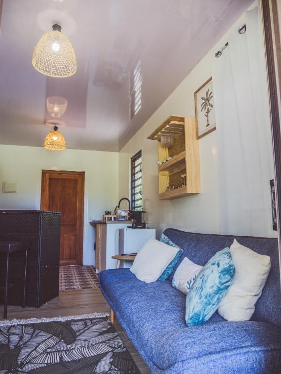 Posezení v ubytování Maharepa rh LODGE