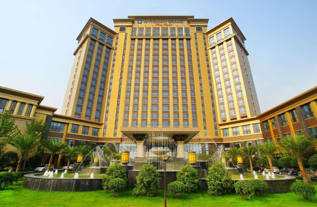 Zahrada ubytování Wyndham Grand Plaza Royale Palace Chengdu