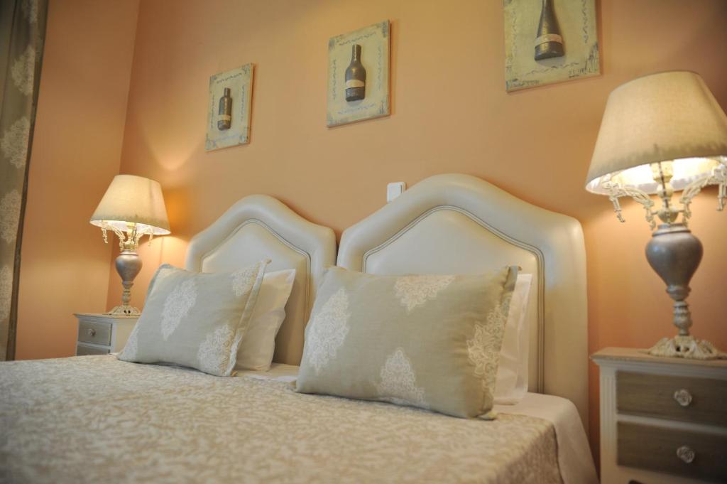 Postel nebo postele na pokoji v ubytování Apartments Valta View