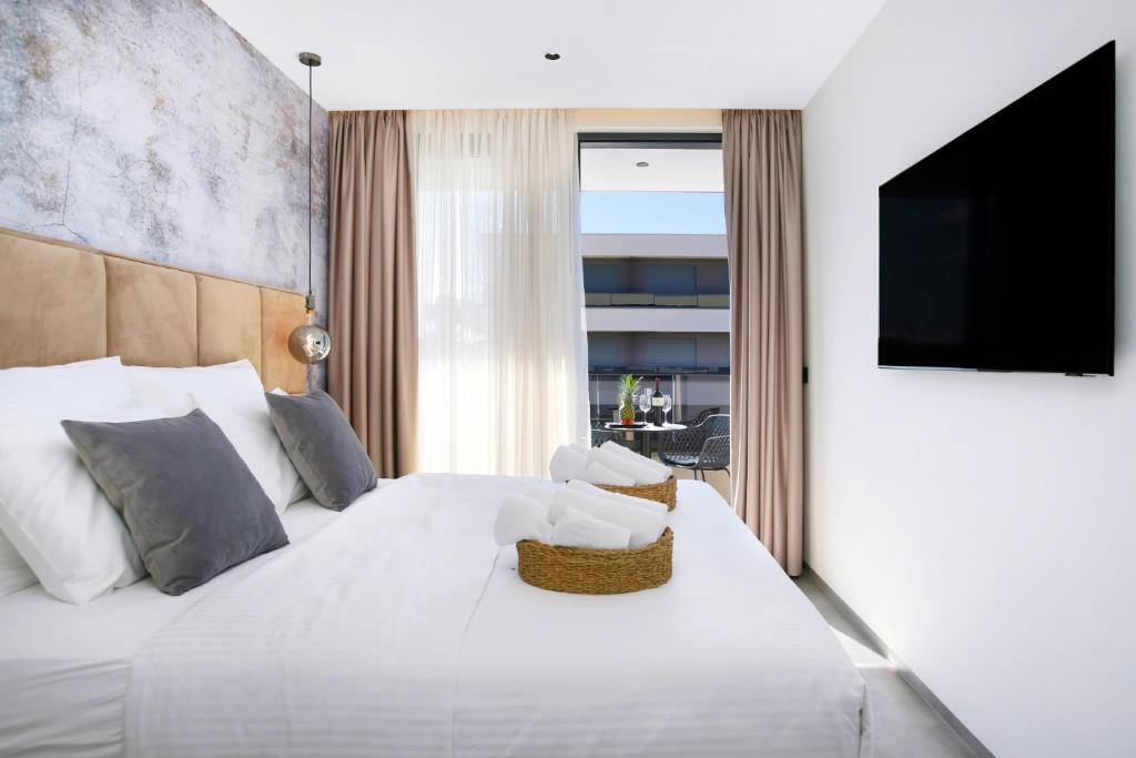 Ένα ή περισσότερα κρεβάτια σε δωμάτιο στο Fly Room - S2 - MPolo