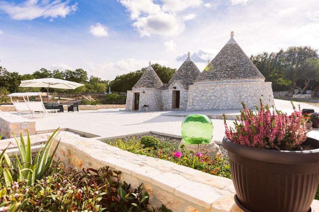Zahrada ubytování Trulli Nunzia