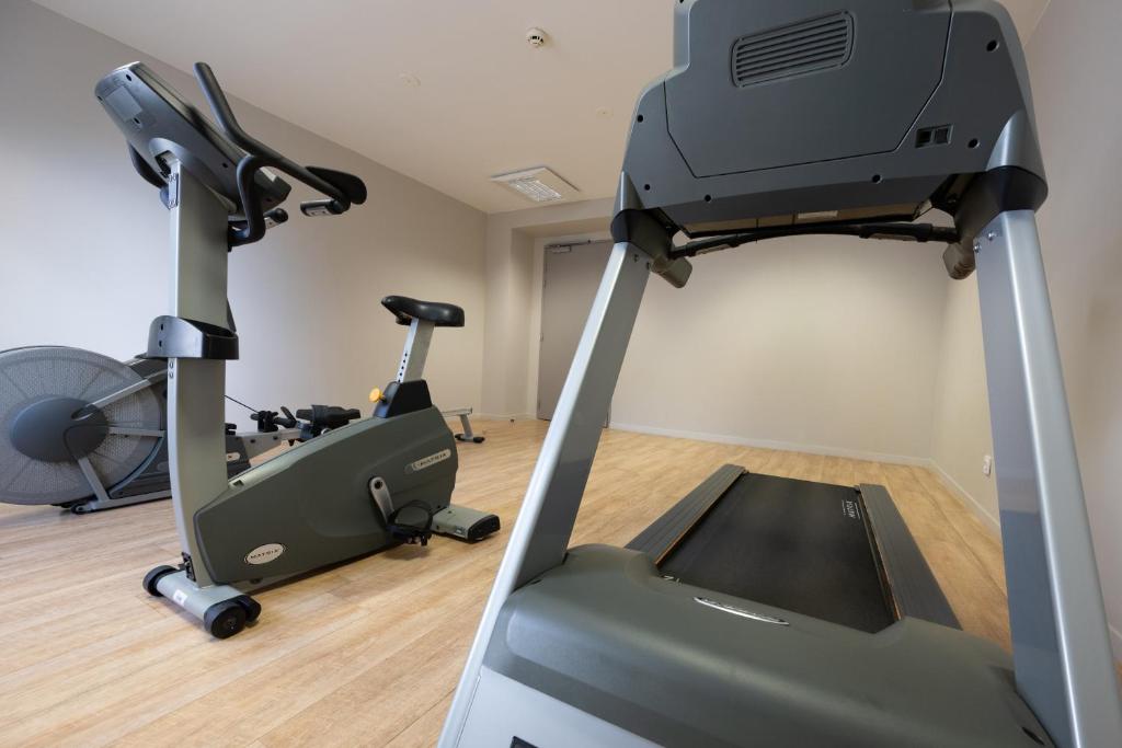 Fitness centrum a/nebo fitness zařízení v ubytování Appart Hotel Odalys City Rennes Lorgeril