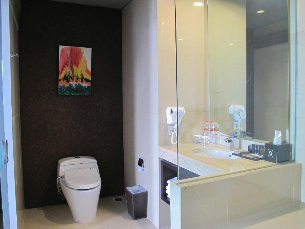 Koupelna v ubytování Akmani Hotel Jakarta