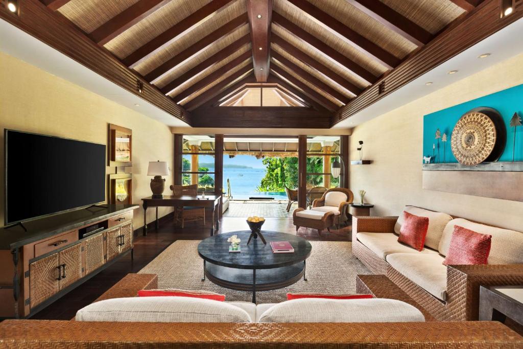 TV a/nebo společenská místnost v ubytování Shangri-La Boracay