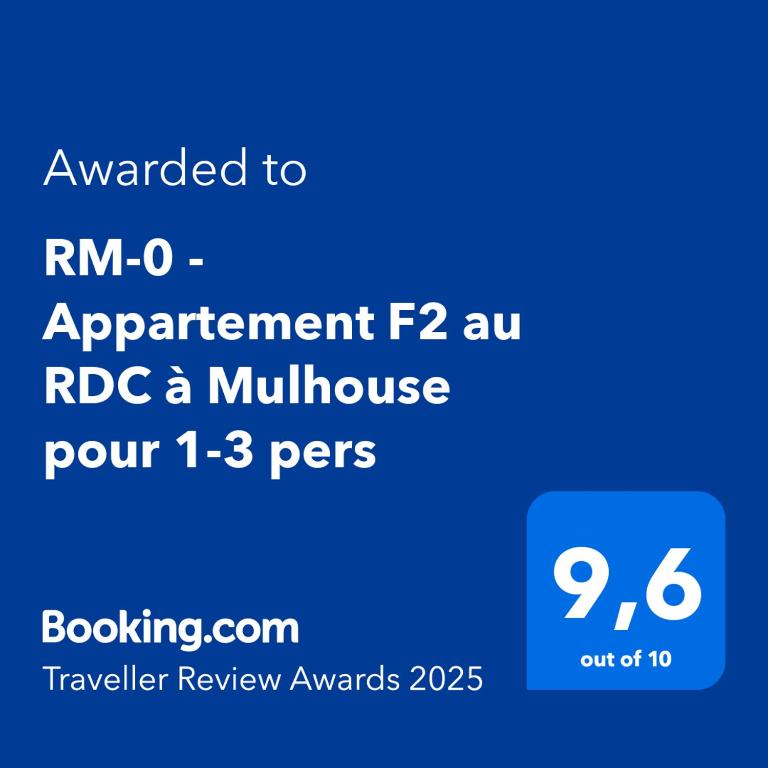 RM-0 - Joli 2 pièces tout équipé au RDC à Mulhouse pour 1-2 pers – photo 11