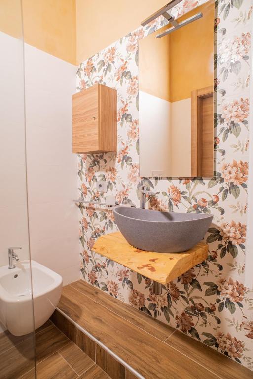 Koupelna v ubytování Agriturismo Corte Alussi