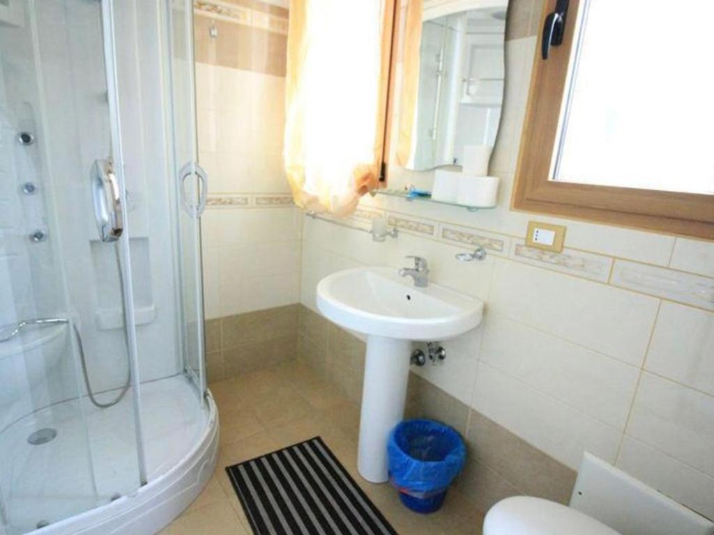 Koupelna v ubytování B&B Arcobaleno - Costa