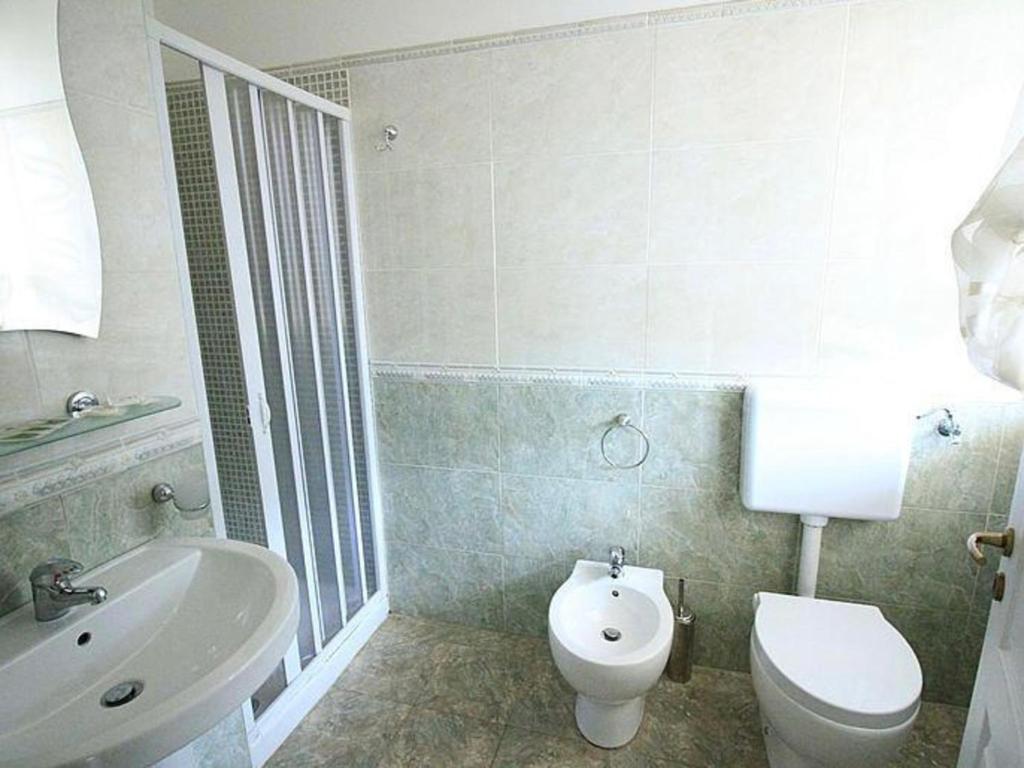 Koupelna v ubytování B&B Arcobaleno - Costa