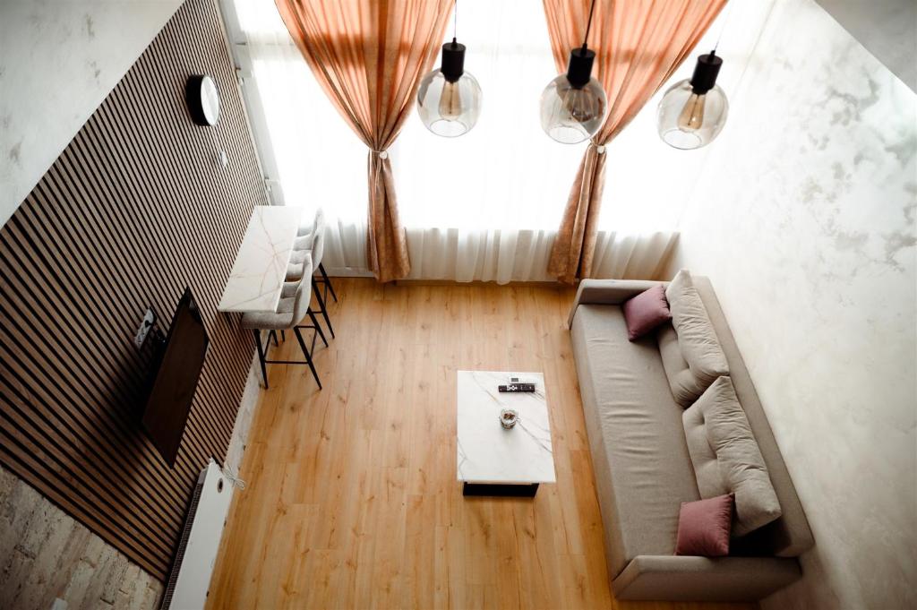 Posezení v ubytování CROWNE Stan11550 Sopstveno Parking Mesto