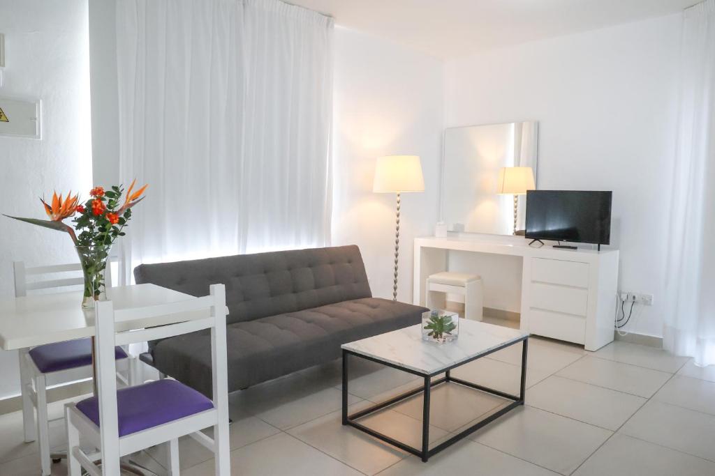 TV a/nebo společenská místnost v ubytování Alva Hotel Apartments
