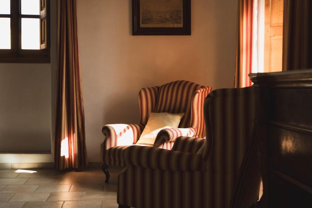 Posezení v ubytování Finca Can Estades