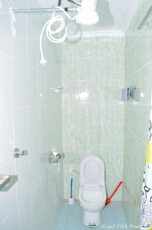 Koupelna v ubytování Crystal Homes