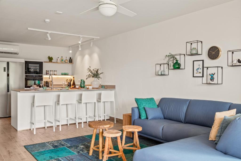 Posezení v ubytování Blue Bay Apartments
