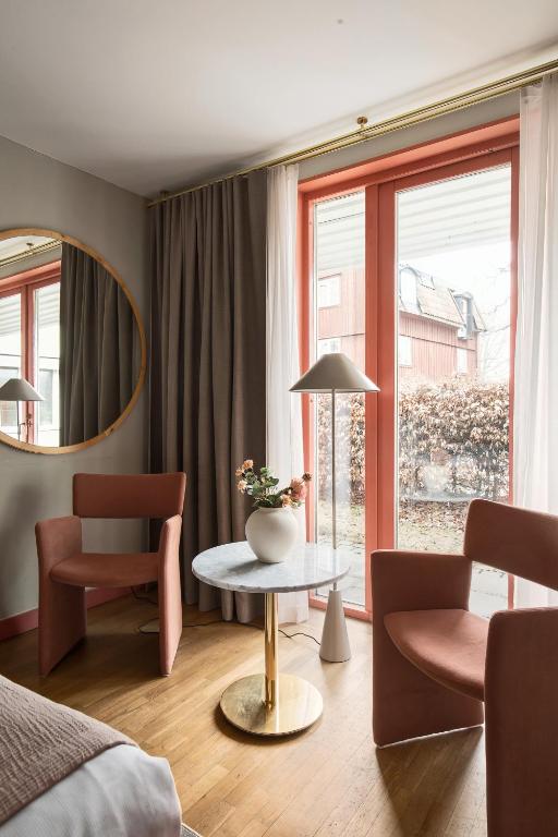 Posezení v ubytování Villa Källhagen