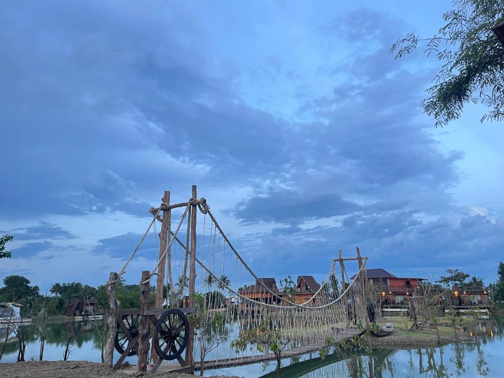 Naturlandskabet i nærheden af pensionatet