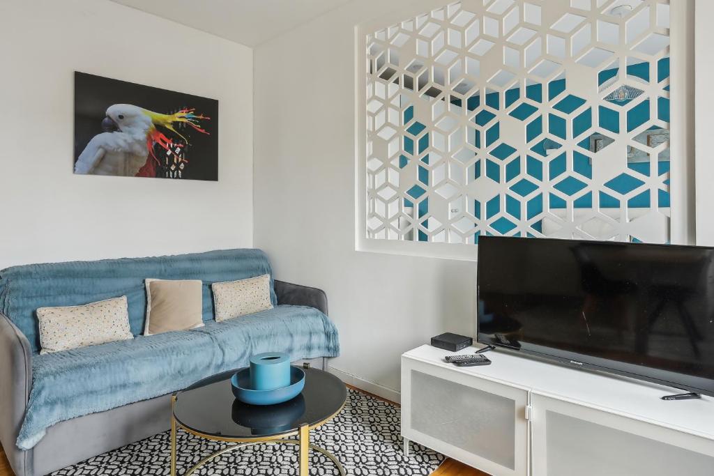 Résidence AURMAT - Appart - Hôtel - Paris - Boulogne - Deluxe One-Bedroom Apartment With City View