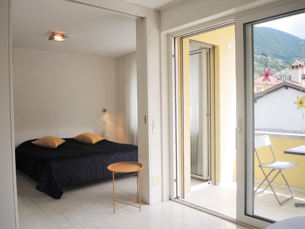 Nespecifikovaný výhled na hory nebo výhled na hory při pohledu z apartmánu