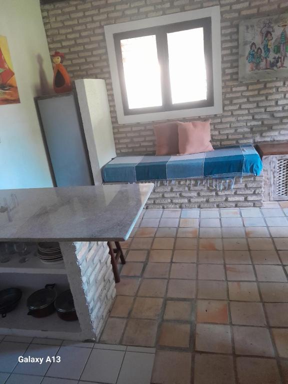 Posezení v ubytování Fiquei In Pipa - Chalé 19