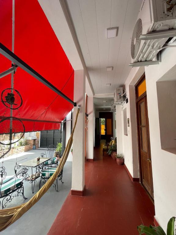Restaurace v ubytování Casa Mboyeré