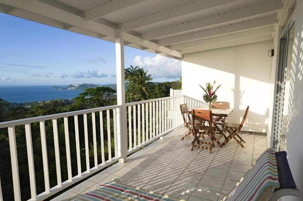 Balkón nebo terasa v ubytování Morne SeaView Apartments