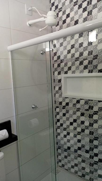 Koupelna v ubytování Hotel Itaberaba
