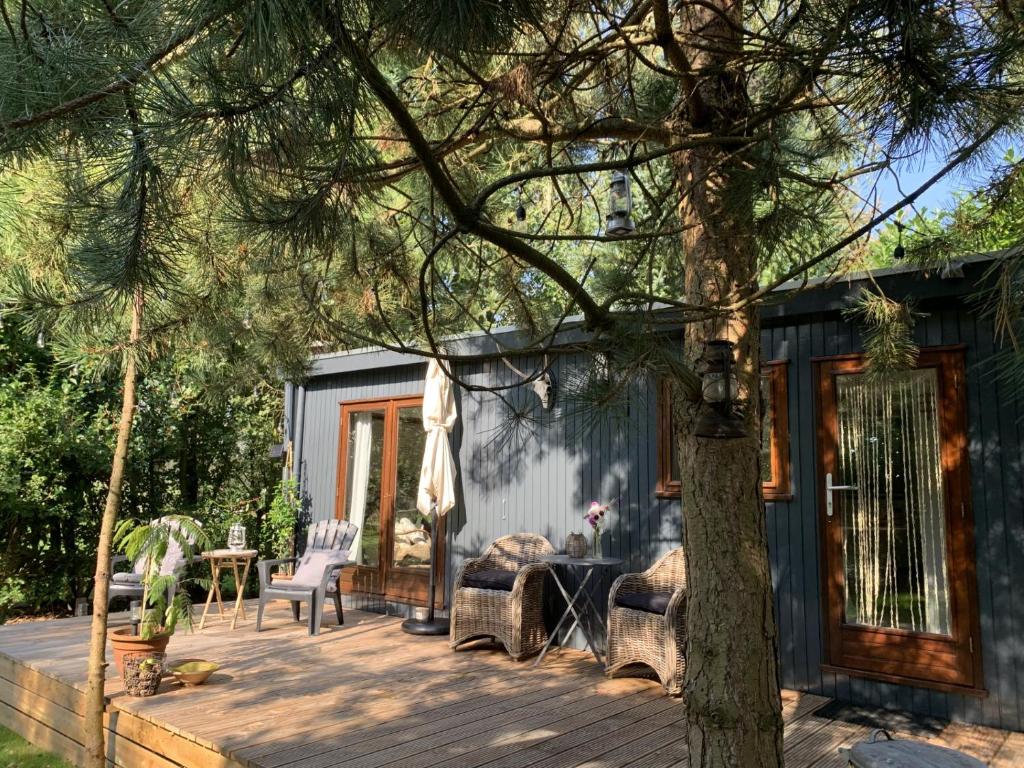 Zahrada ubytování Chalet het Gewei