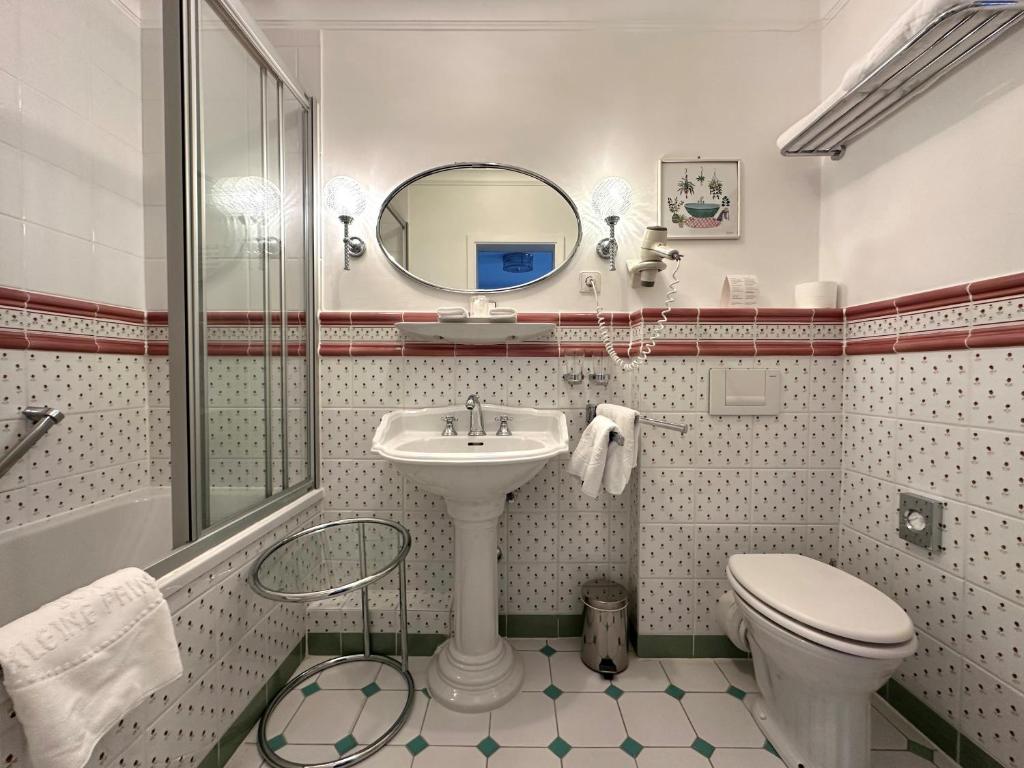 Koupelna v ubytování Hotel Der Kleine Prinz