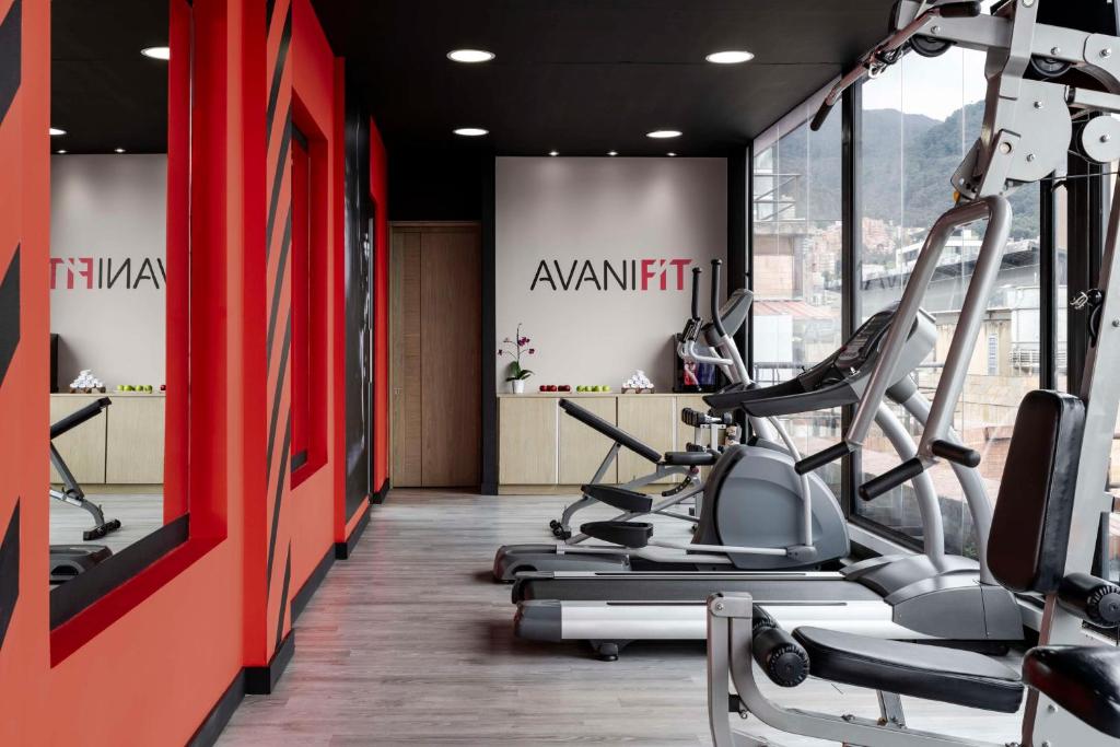 Fitness centrum a/nebo fitness zařízení v ubytování Avani Royal Zona T Bogotá Hotel (previously NH Bogotá Boheme Royal)