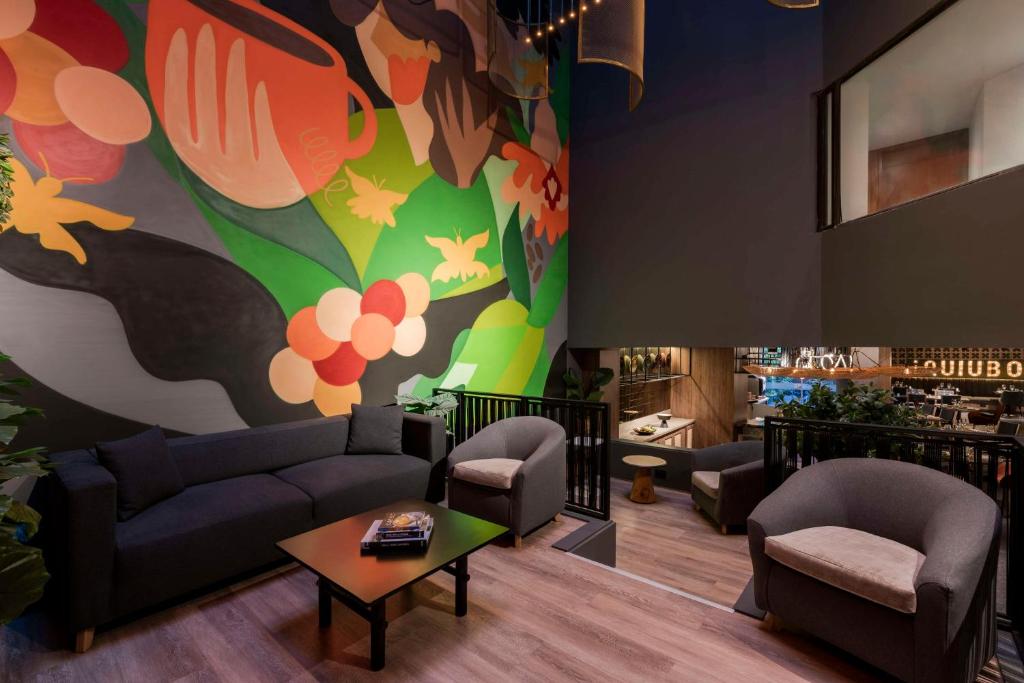 Posezení v ubytování Avani Royal Zona T Bogotá Hotel (previously NH Bogotá Boheme Royal)
