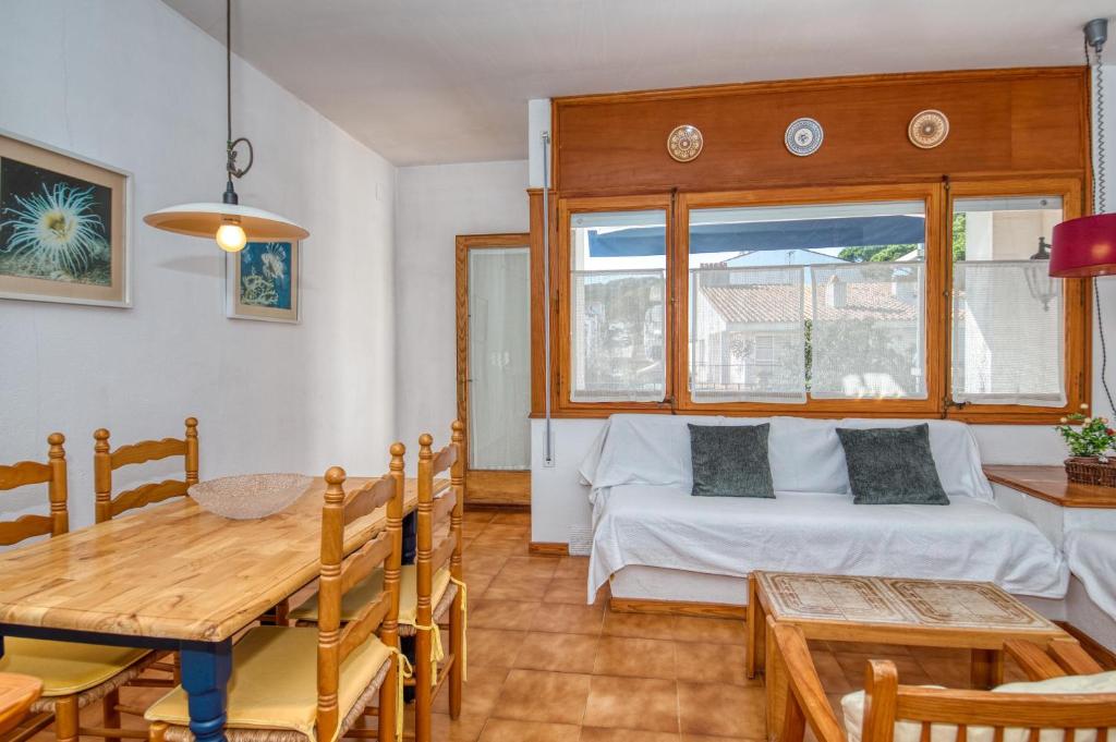 Postel nebo postele na pokoji v ubytování Apartaments Can Niell