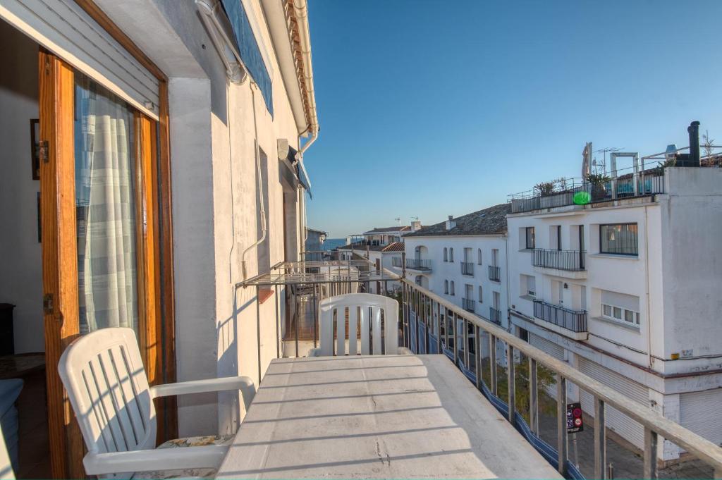 Balkón nebo terasa v ubytování Apartaments Can Niell