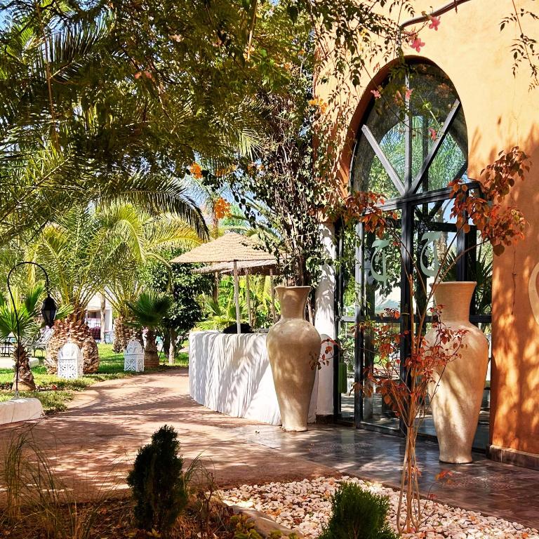 Zahrada ubytování Les Jardins D'issil