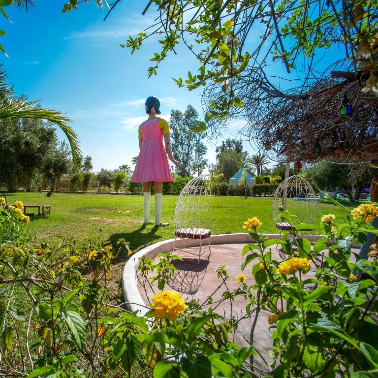 Zahrada ubytování Les Jardins D'issil