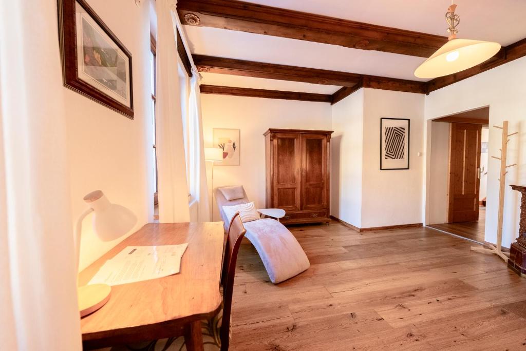 Postel nebo postele na pokoji v ubytování Haus Frey