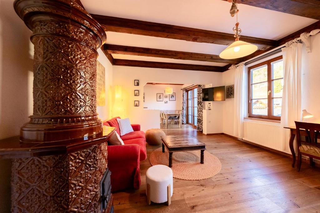 Posezení v ubytování Haus Frey