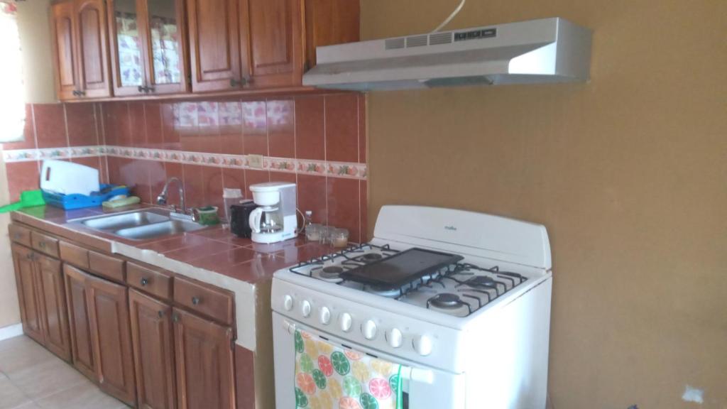 Kuchyň nebo kuchyňský kout v ubytování D' Alto Verde one