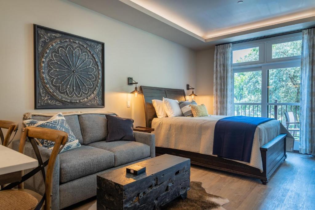 Ένα ή περισσότερα κρεβάτια σε δωμάτιο στο Paso Park Suite 203