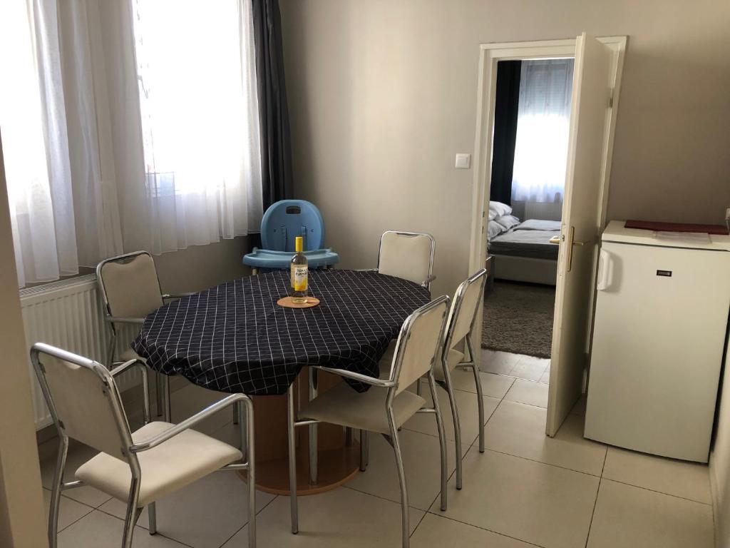 Kuchyň nebo kuchyňský kout v ubytování Central