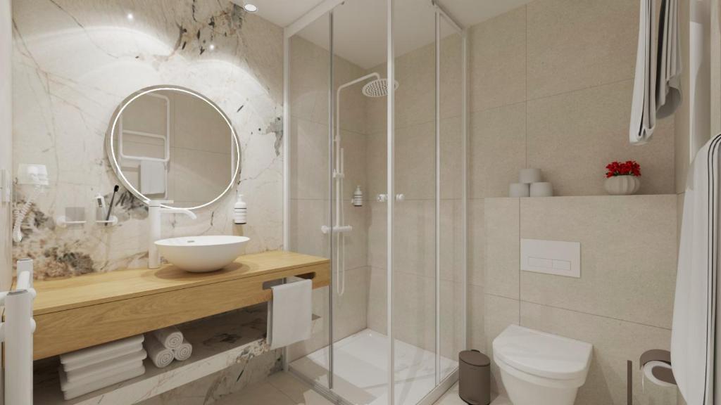 Kúpeľňa v ubytovaní Hotel Dolphin - Adult friendly