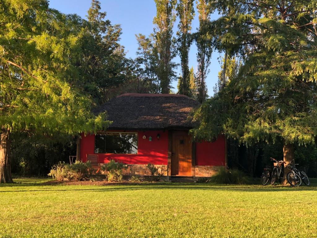 Zahrada ubytování CABAÑA LA TOSCANA