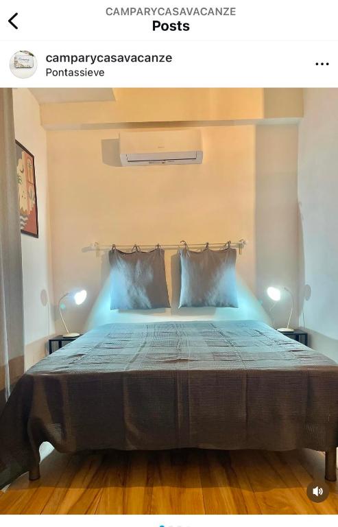 Postel nebo postele na pokoji v ubytování CAMPARY Casa Vacanze