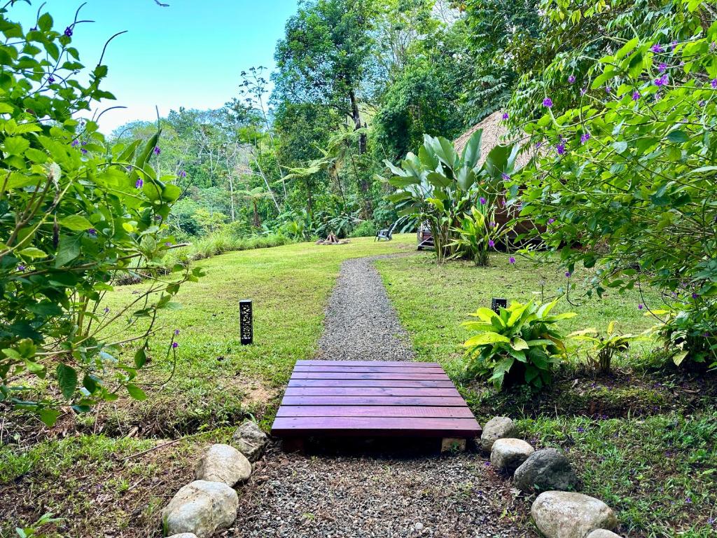 Zahrada ubytování Finca Terra Incognita - Wood cabins in the jungle