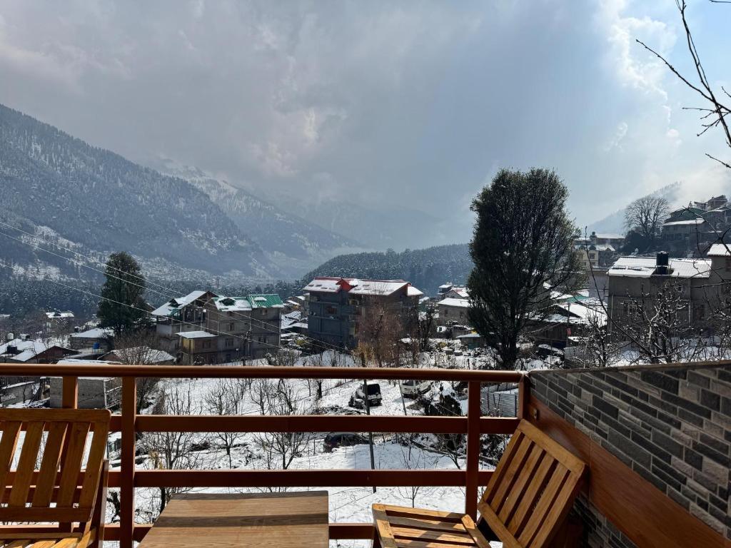 Nespecifikovaný výhled na hory nebo výhled na hory při pohledu z bed and breakfast