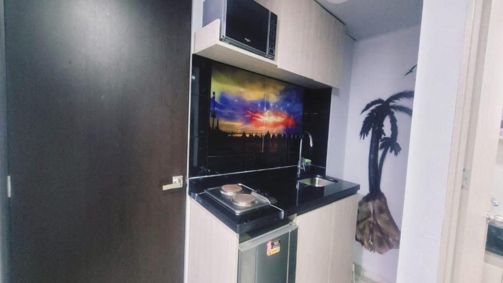 TV a/nebo společenská místnost v ubytování Las Aguas Experience