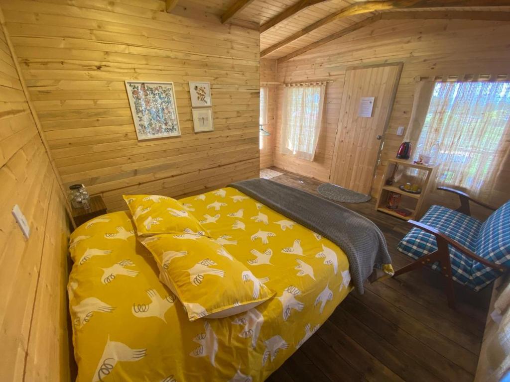 Cama o camas de una habitación en Serás Libre Refugio