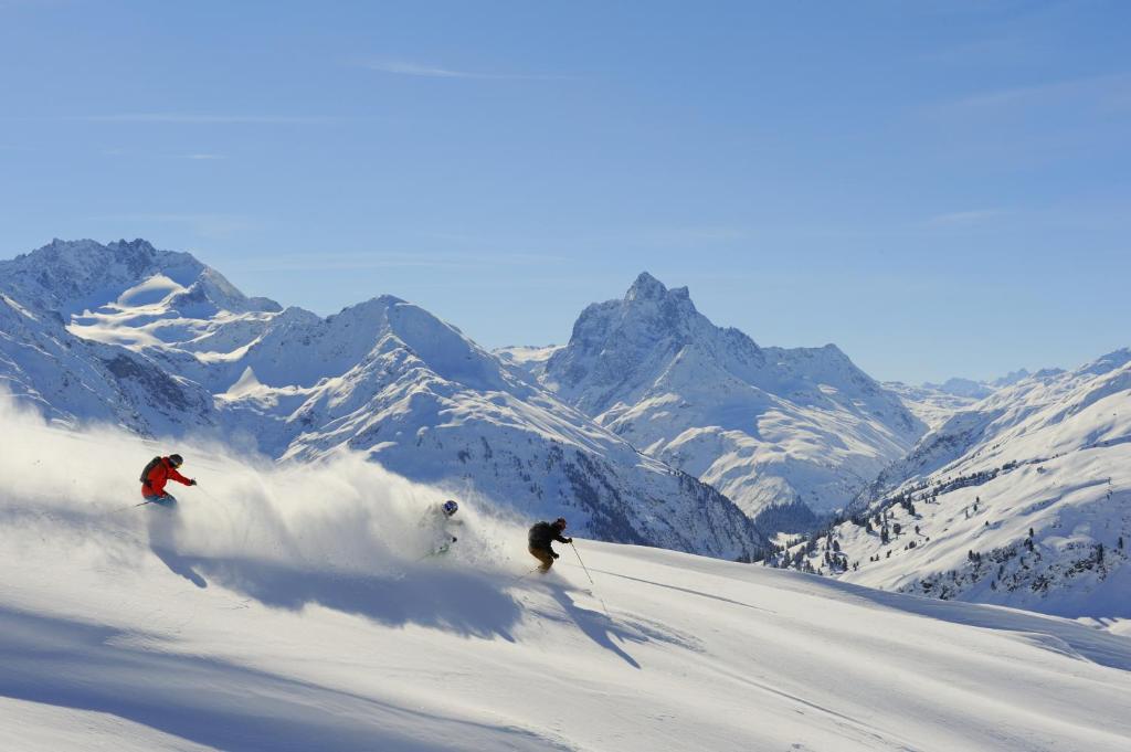 Posthotel Strengen am Arlberg v zimě
