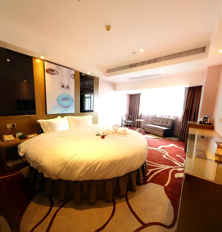 Posezení v ubytování lnsail Hotel Shenzhen Luohu Port Railway Station